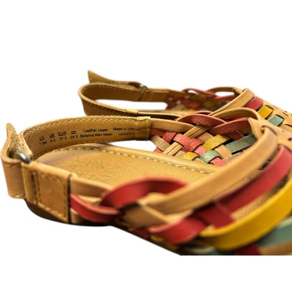 Naturalizer Whistle Huarache Leather Sandals Women’s Size 7.5 - Picture 3 of 5